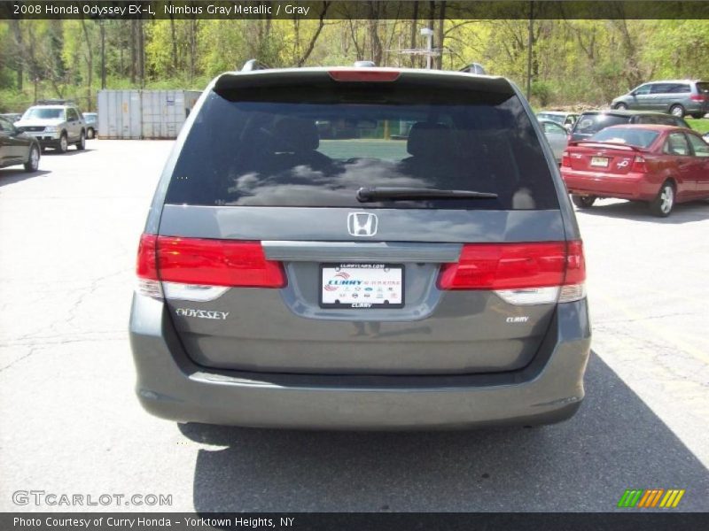 Nimbus Gray Metallic / Gray 2008 Honda Odyssey EX-L