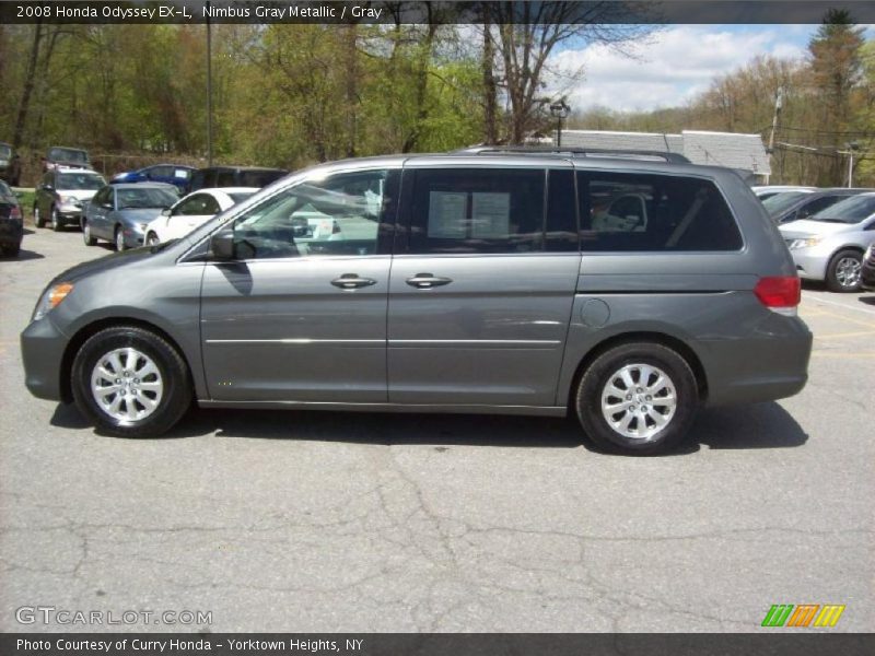 Nimbus Gray Metallic / Gray 2008 Honda Odyssey EX-L