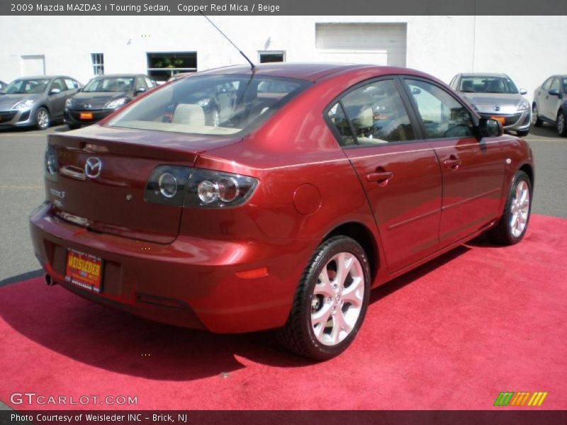 Copper Red Mica / Beige 2009 Mazda MAZDA3 i Touring Sedan