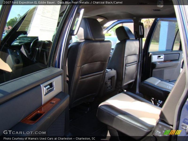 Dark Blue Pearl Metallic / Charcoal Black/Camel 2007 Ford Expedition EL Eddie Bauer
