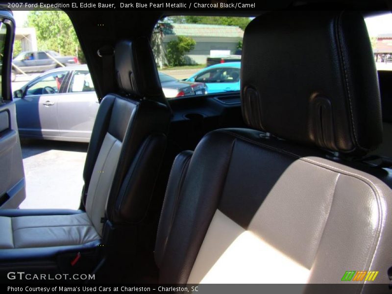 Dark Blue Pearl Metallic / Charcoal Black/Camel 2007 Ford Expedition EL Eddie Bauer