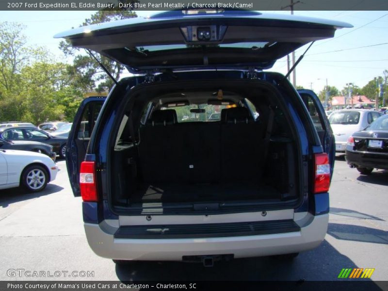 Dark Blue Pearl Metallic / Charcoal Black/Camel 2007 Ford Expedition EL Eddie Bauer