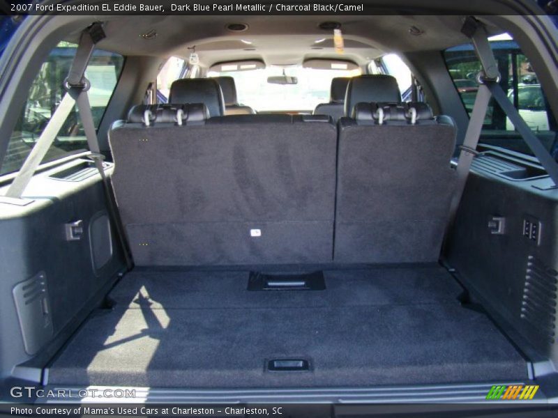Dark Blue Pearl Metallic / Charcoal Black/Camel 2007 Ford Expedition EL Eddie Bauer
