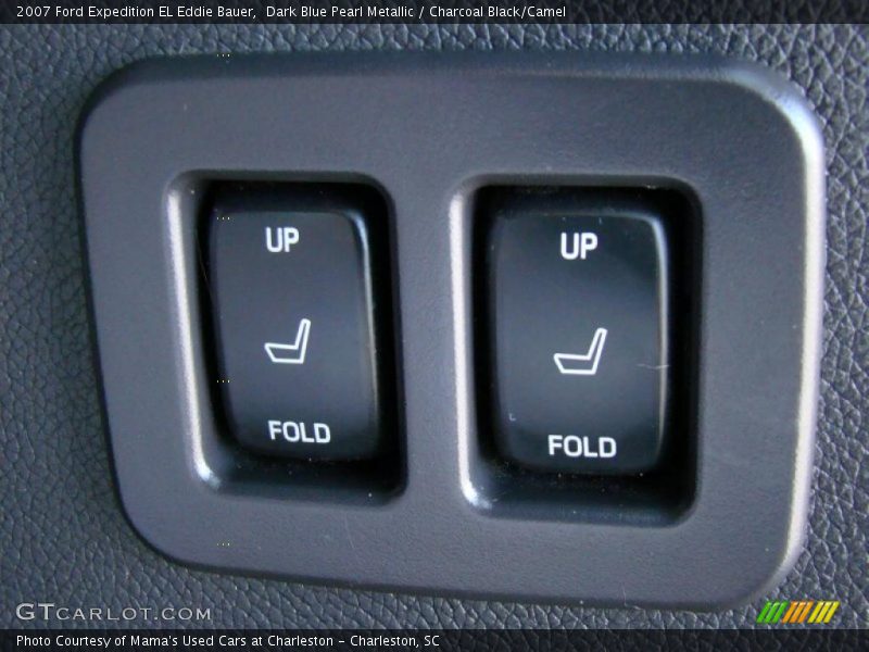 Dark Blue Pearl Metallic / Charcoal Black/Camel 2007 Ford Expedition EL Eddie Bauer