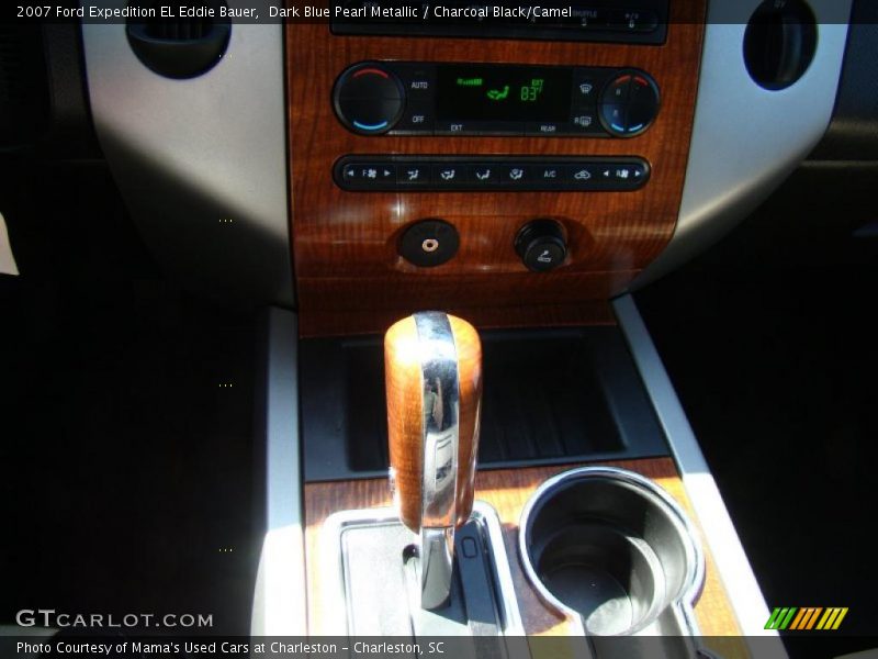 Dark Blue Pearl Metallic / Charcoal Black/Camel 2007 Ford Expedition EL Eddie Bauer