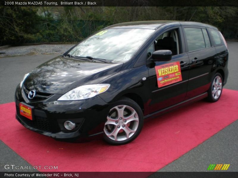 Brilliant Black / Black 2008 Mazda MAZDA5 Touring