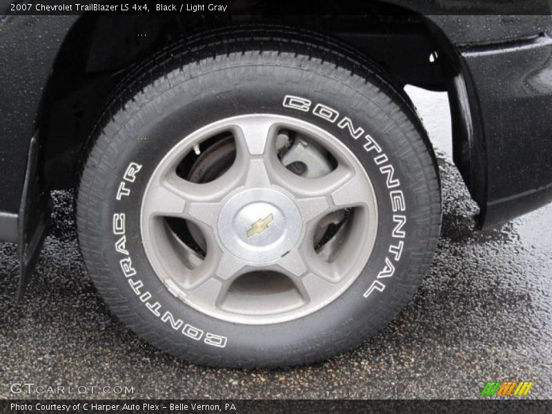 Black / Light Gray 2007 Chevrolet TrailBlazer LS 4x4