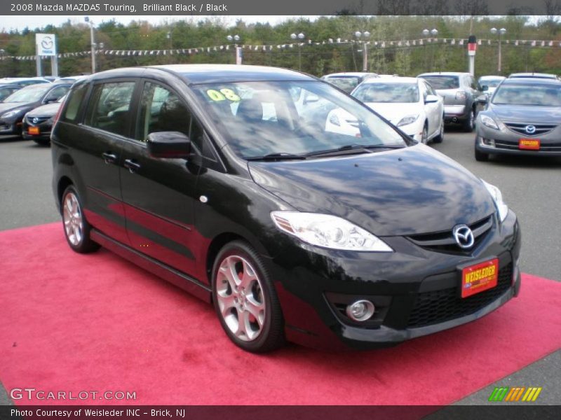 Brilliant Black / Black 2008 Mazda MAZDA5 Touring