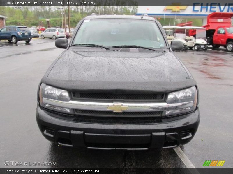 Black / Light Gray 2007 Chevrolet TrailBlazer LS 4x4