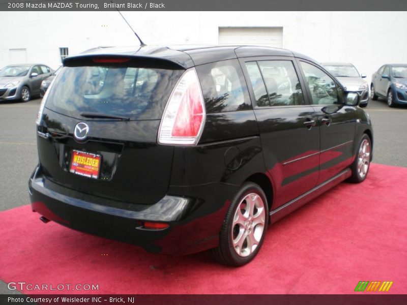 Brilliant Black / Black 2008 Mazda MAZDA5 Touring