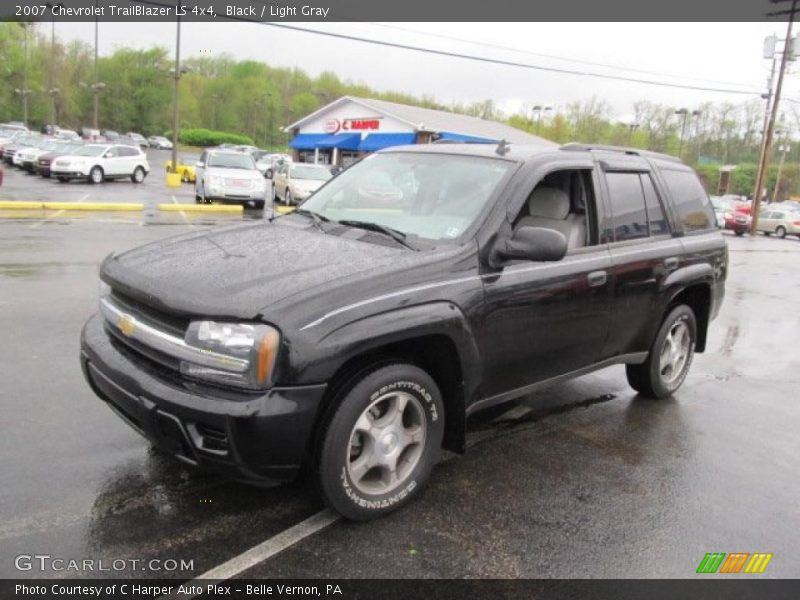 Black / Light Gray 2007 Chevrolet TrailBlazer LS 4x4