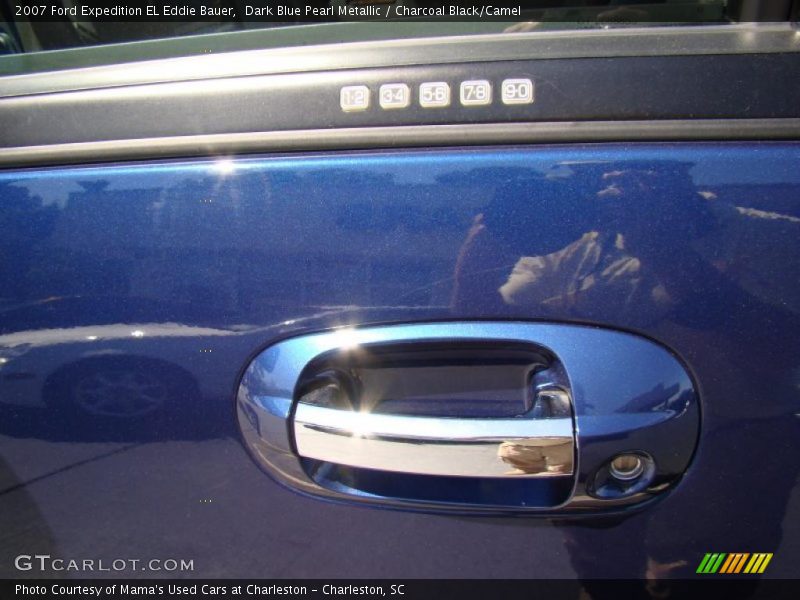 Dark Blue Pearl Metallic / Charcoal Black/Camel 2007 Ford Expedition EL Eddie Bauer
