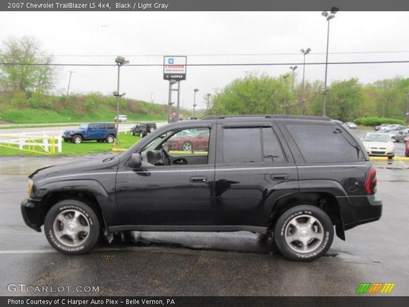 Black / Light Gray 2007 Chevrolet TrailBlazer LS 4x4