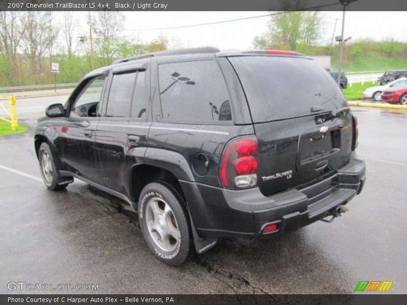 Black / Light Gray 2007 Chevrolet TrailBlazer LS 4x4