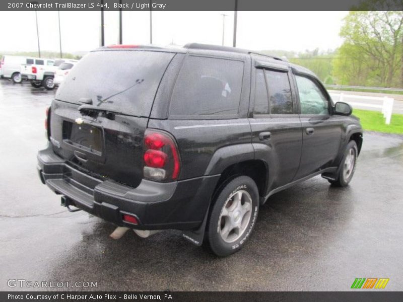 Black / Light Gray 2007 Chevrolet TrailBlazer LS 4x4