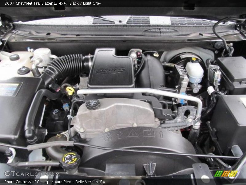 Black / Light Gray 2007 Chevrolet TrailBlazer LS 4x4