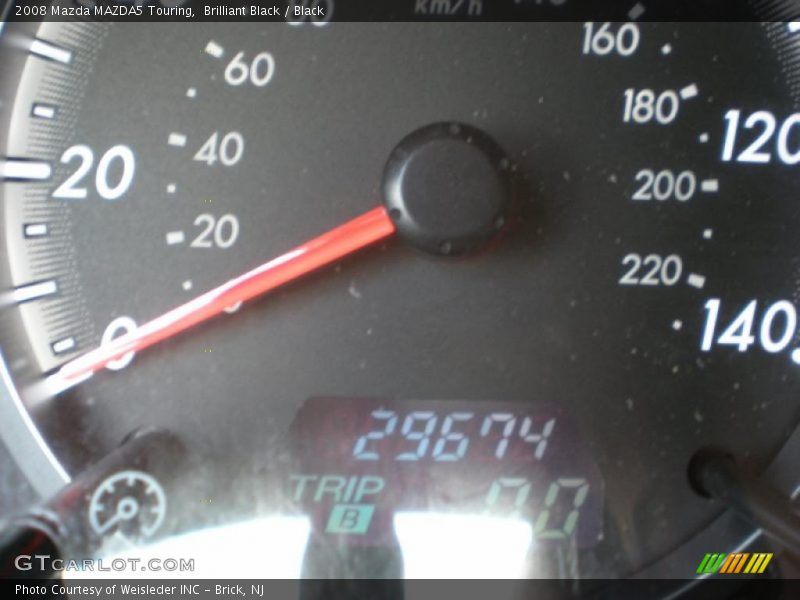 Brilliant Black / Black 2008 Mazda MAZDA5 Touring