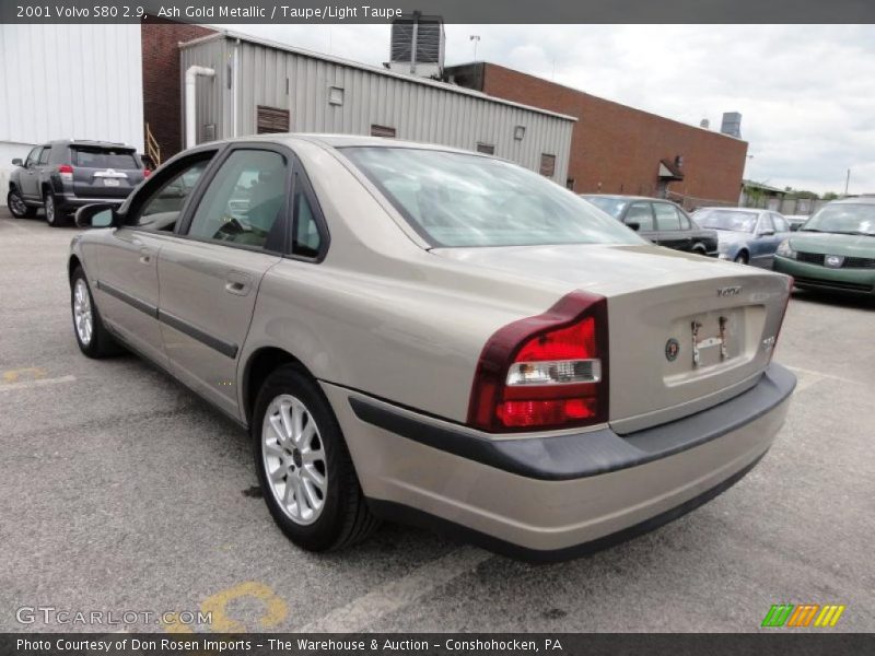 Ash Gold Metallic / Taupe/Light Taupe 2001 Volvo S80 2.9