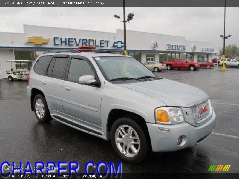 Silver Mist Metallic / Ebony 2008 GMC Envoy Denali 4x4