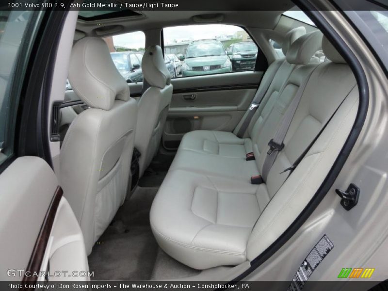 Ash Gold Metallic / Taupe/Light Taupe 2001 Volvo S80 2.9