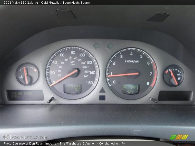 Ash Gold Metallic / Taupe/Light Taupe 2001 Volvo S80 2.9