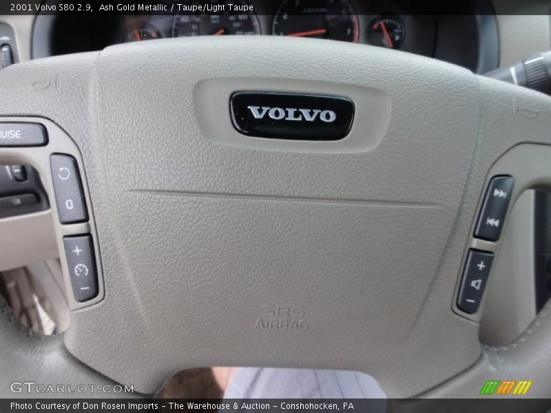 Ash Gold Metallic / Taupe/Light Taupe 2001 Volvo S80 2.9