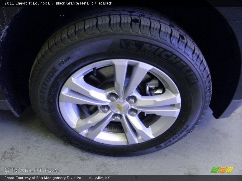 Black Granite Metallic / Jet Black 2011 Chevrolet Equinox LT