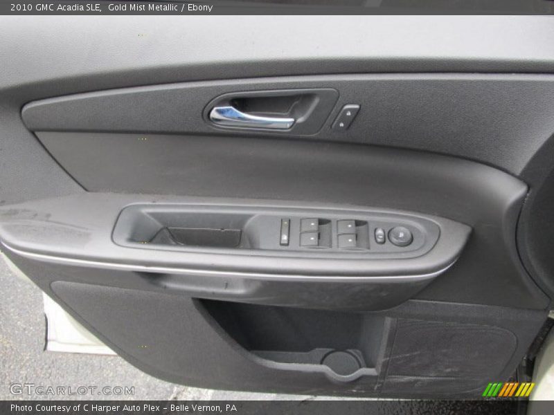 Gold Mist Metallic / Ebony 2010 GMC Acadia SLE