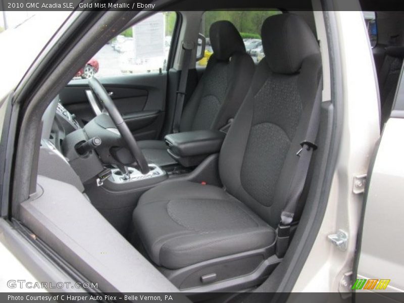 Gold Mist Metallic / Ebony 2010 GMC Acadia SLE
