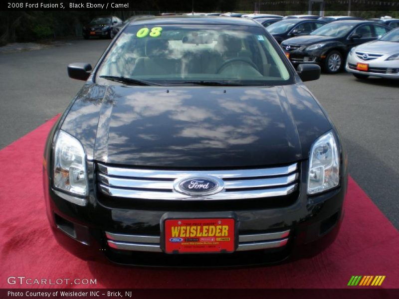 Black Ebony / Camel 2008 Ford Fusion S