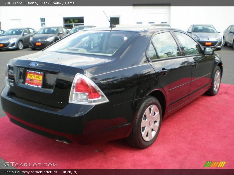 Black Ebony / Camel 2008 Ford Fusion S