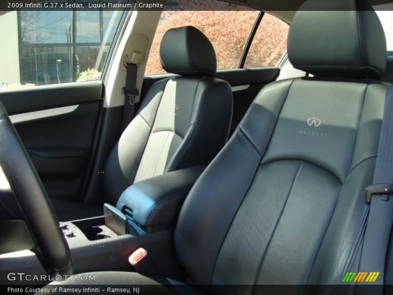 Liquid Platinum / Graphite 2009 Infiniti G 37 x Sedan