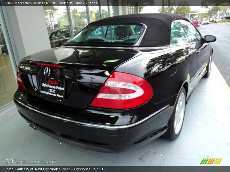 Black / Stone 2004 Mercedes-Benz CLK 500 Cabriolet