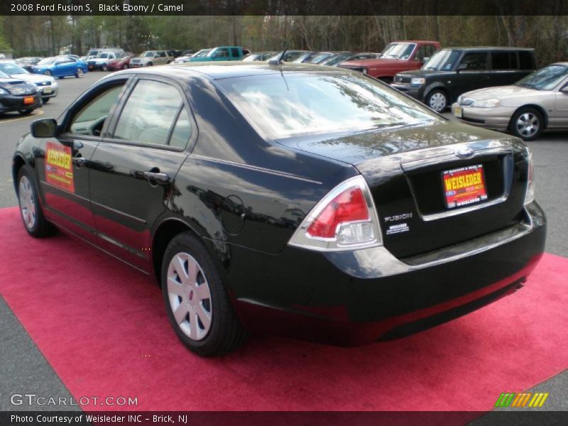 Black Ebony / Camel 2008 Ford Fusion S