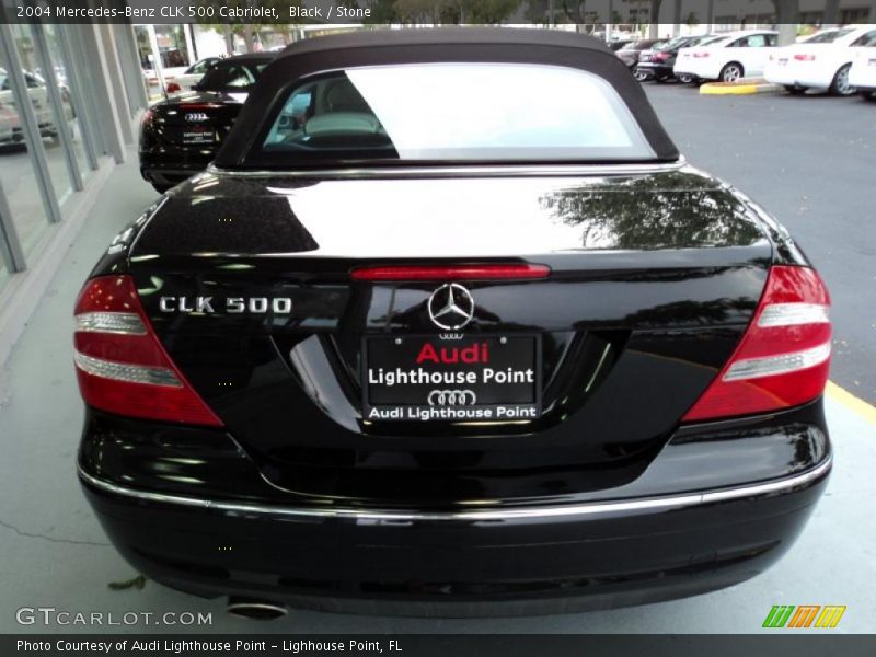 Black / Stone 2004 Mercedes-Benz CLK 500 Cabriolet