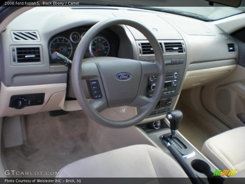 Black Ebony / Camel 2008 Ford Fusion S