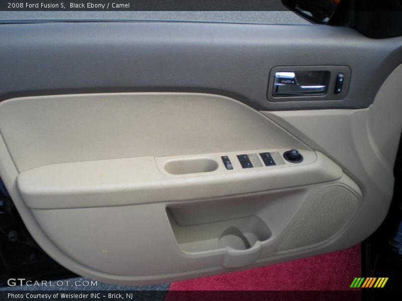 Black Ebony / Camel 2008 Ford Fusion S