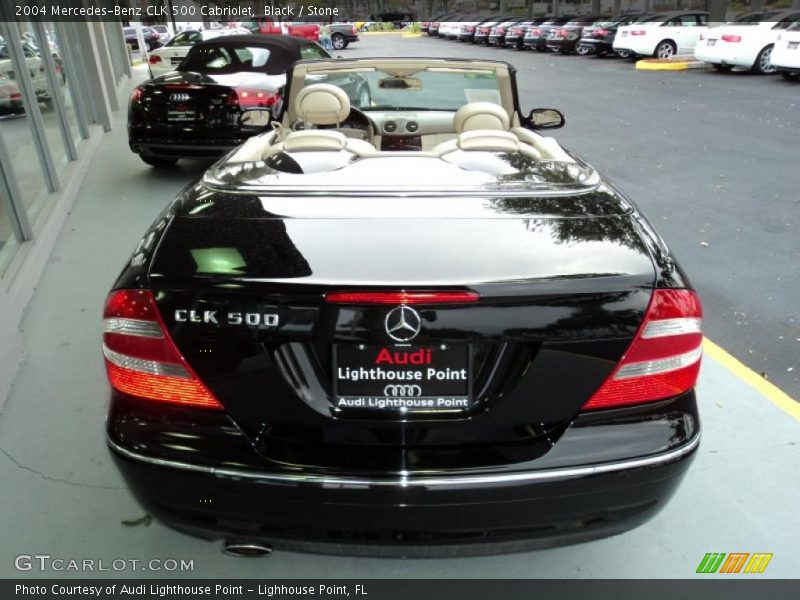 Black / Stone 2004 Mercedes-Benz CLK 500 Cabriolet
