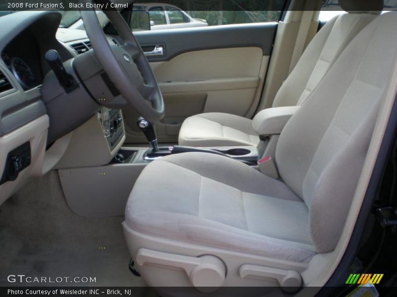 Black Ebony / Camel 2008 Ford Fusion S