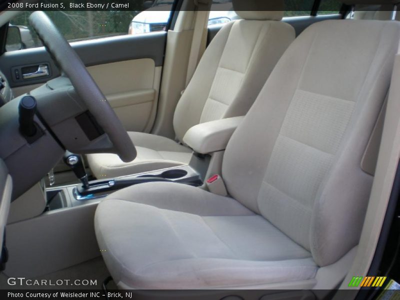 Black Ebony / Camel 2008 Ford Fusion S