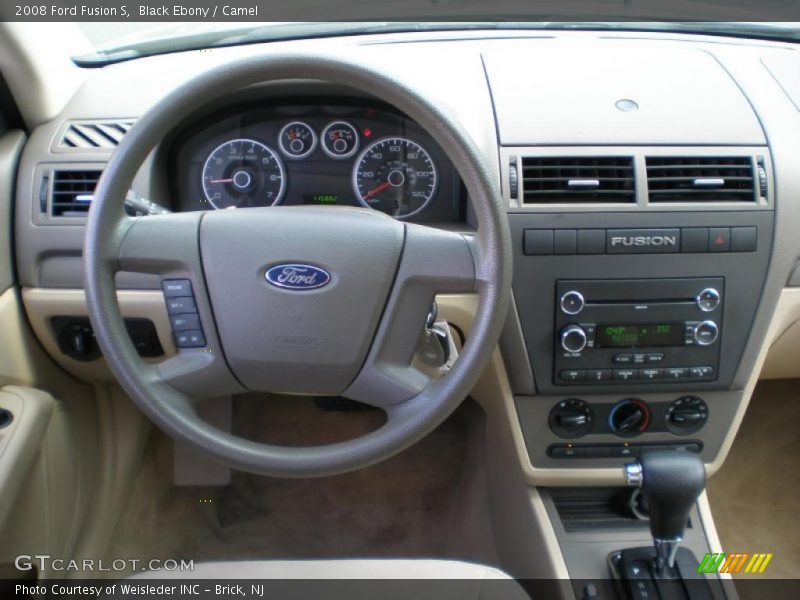 Black Ebony / Camel 2008 Ford Fusion S