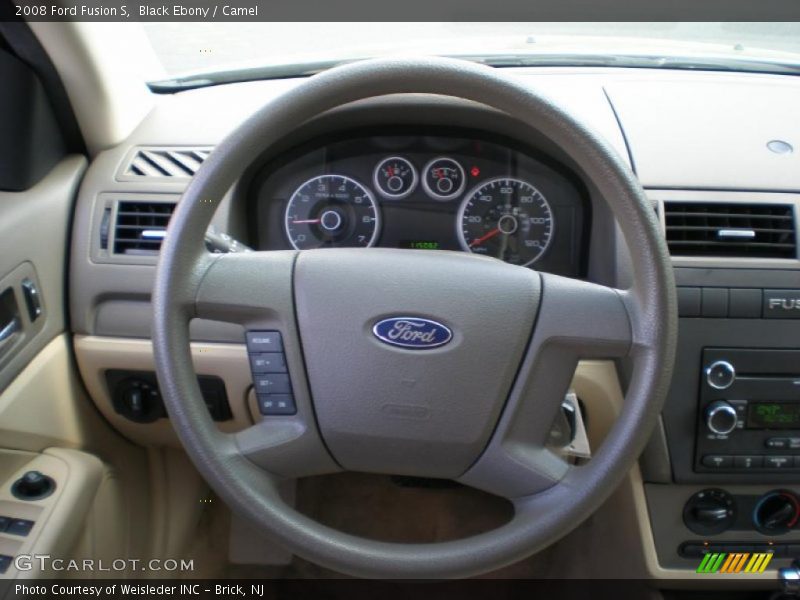 Black Ebony / Camel 2008 Ford Fusion S