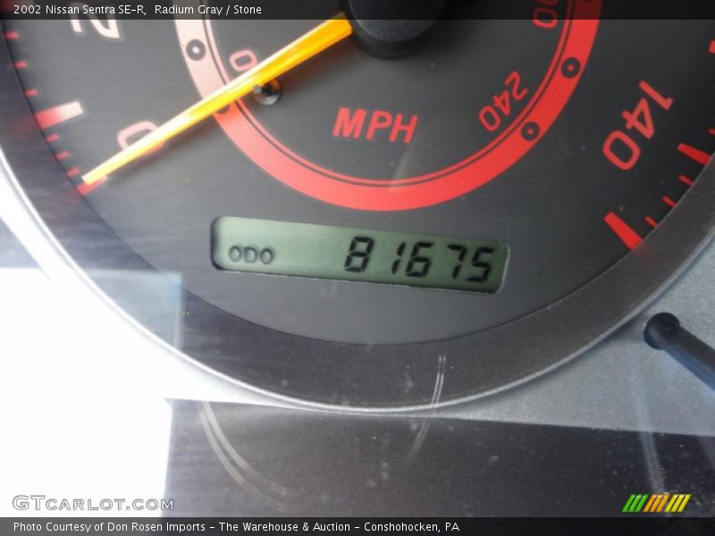 Radium Gray / Stone 2002 Nissan Sentra SE-R