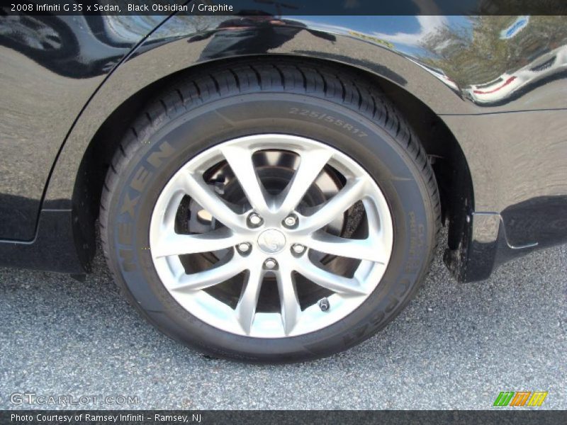 Black Obsidian / Graphite 2008 Infiniti G 35 x Sedan