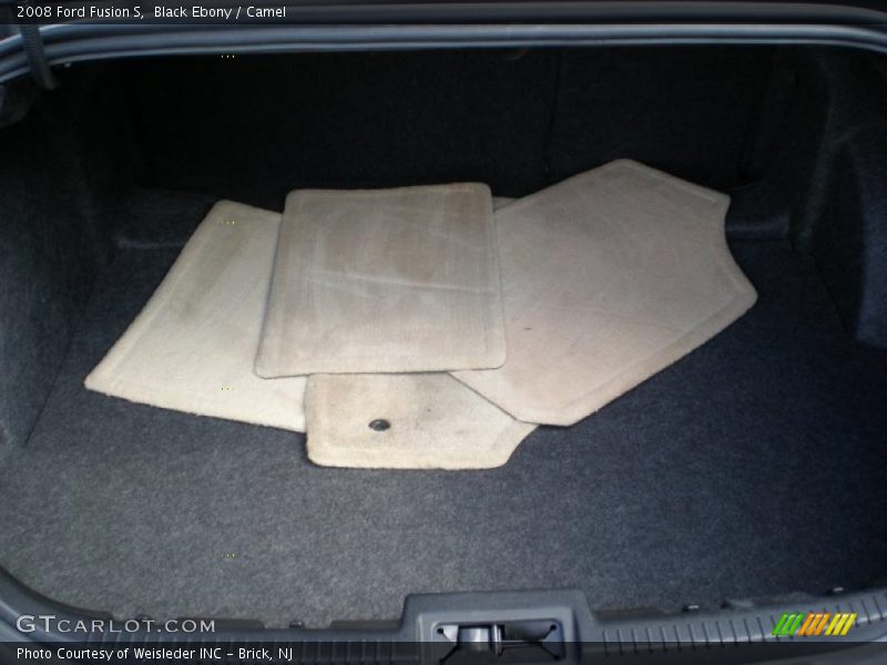 Black Ebony / Camel 2008 Ford Fusion S