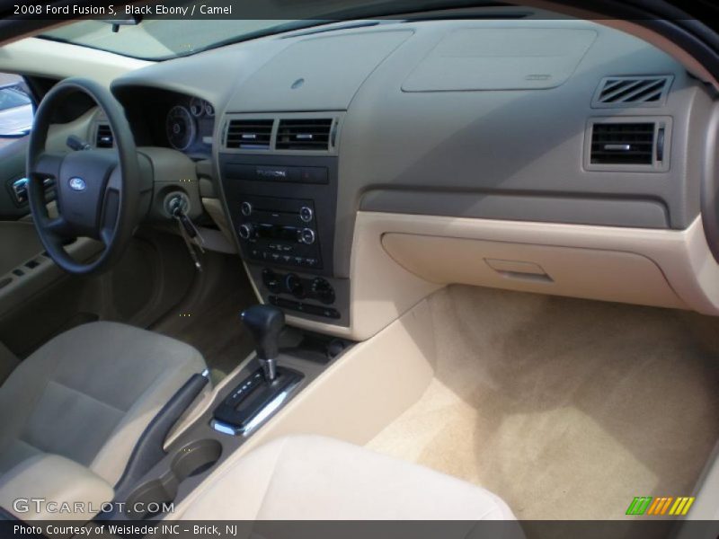 Black Ebony / Camel 2008 Ford Fusion S