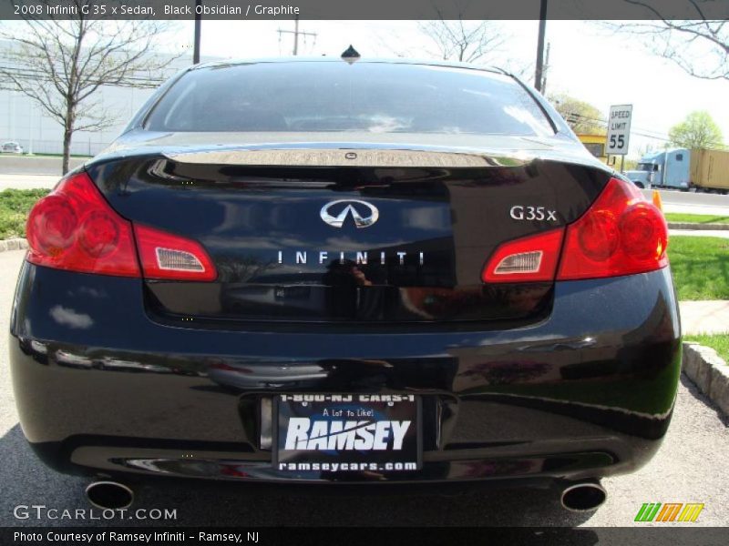 Black Obsidian / Graphite 2008 Infiniti G 35 x Sedan