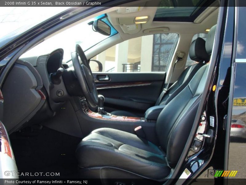 Black Obsidian / Graphite 2008 Infiniti G 35 x Sedan