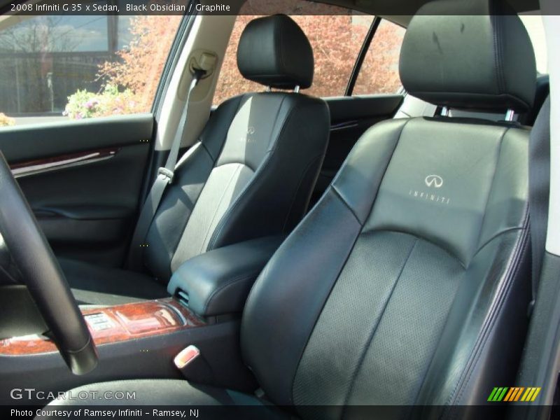 Black Obsidian / Graphite 2008 Infiniti G 35 x Sedan
