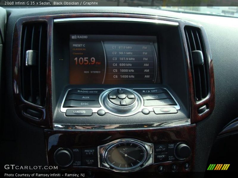 Black Obsidian / Graphite 2008 Infiniti G 35 x Sedan